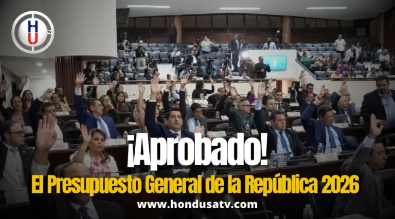 Congreso Nacional aprueba Presupuesto General 2026 por más de L444 mil millones con énfasis en salud, educación e inversión pública