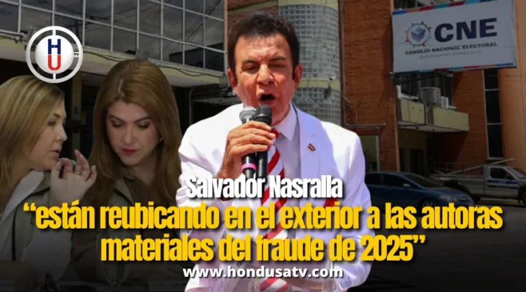 Nasralla arremete contra entes electorales y denuncia posible fraude futuro en Honduras