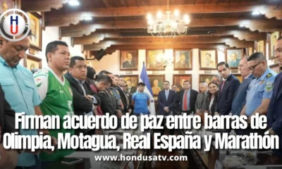 Firman convenio para prevenir violencia en estadios de fútbol en Honduras