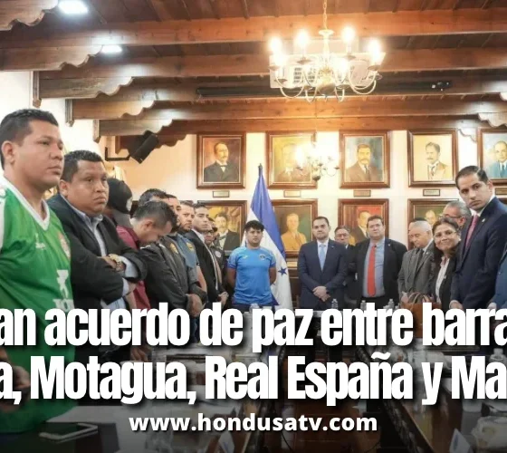 Firman convenio para prevenir violencia en estadios de fútbol en Honduras
