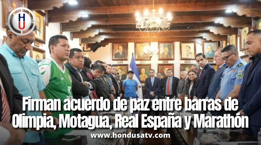 Firman convenio para prevenir violencia en estadios de fútbol en Honduras