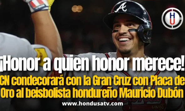 Congreso Nacional reconoce a Mauricio Dubón con la Gran Cruz con Placa de Oro