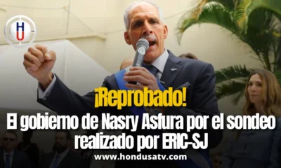 Sondeo del ERIC-SJ refleja baja calificación ciudadana a los primeros 100 días del gobierno de Nasry Asfura